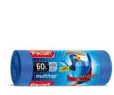 Šiukšlių maišai Paclan 60L,24,HDPLIK, 60 l, 24 vnt.