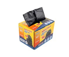 Šiukšlių maišai Plasta Mega Pack, 60 l, 80 vnt., 25MK