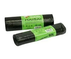 Atkritumu maisi Plasta 8307900, 80 l, 10 gab.