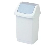 Atkritumu tvertne Curver 7396 / R050883, pelēka krās., 15 l, 43.8 cm x 23.5 cm
