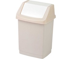 Šiukšliadėžė Curver Click-It 4043 / R004086, šviesiai ruda sp., 15 l, 43.8 cm x 23.5 cm