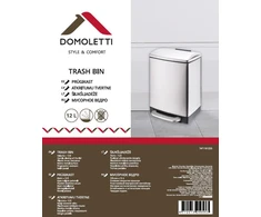 Domoletti BIN SQUARE WITH PED T-F11612SS 12L SATIN