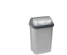 Šiukšliadėžė Keeeper 10454160, pilka sp., 25 l, 54 cm x 24 cm