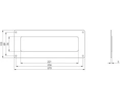 Kondicionierius Europlast Ortakio flanšas KF25, 220 x 55 mm