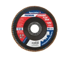 Lapelinis šlifavimo diskas 125 mm, P80, Ceramic PREMIUM, SPECIALIST+
