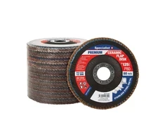 Lapelinis šlifavimo diskas 125 mm, P80, Ceramic PREMIUM, SPECIALIST+