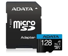 Atminties kortelė Atmiņas karte Adata Micro SDHC C10 Premier Adata, 128 GB, 85 Mb/s - 25 Mb/s