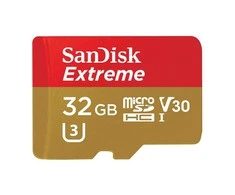 Atminties kortelė Atmiņas karte SanDisk, 32 GB, 100 Mb/s - 60 Mb/s