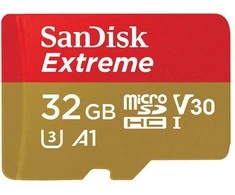 Atminties kortelė Atmiņas karte SanDisk, 32 GB, 100 Mb/s - 60 Mb/s
