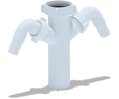 Ani Plast Ani_Plast Atšaka skalbimo mašinai ir indaplovei, 1 1/2x40mm