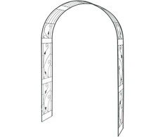Static Control GARDEN ARCH 135X37X224CM
