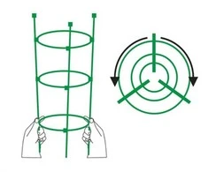 Auga atbalsts Garden Center 4307, 150 cm, metāls