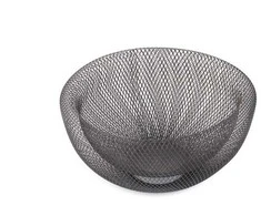 Domoletti BASKET FRUIT DOUB WAL MES BLA 30X30X15CM