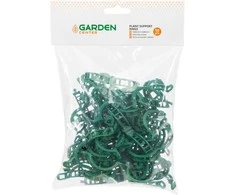Augalų atraminiai žiedai Garden Center, 26 cm, plastikiniai, žalios spalvos, 50 vnt.