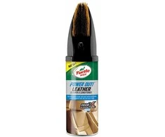 TURTLE WAX Power Out Leather cleaner&amp;conditioner with Odor-X, odos valiklis-kondicionierius su kvapo blokavimo technologija, 400 ml