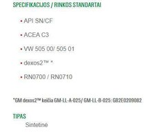Automobilio variklio tepalas Castrol Edge Titanium FST C3 5W - 30, sintetinis, 1 l