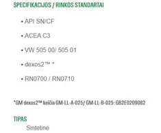 Auto dzinēja eļļa Castrol Edge Titanium FST C3 5W - 30, sintētiskais, 4 l