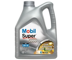 Auto dzinēja eļļa Mobil Super 3000 XE 5W - 30, sintētiskais, 4 l