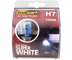 Automobilio lemputės IMDICAR H7 Baltas, 2 vnt.