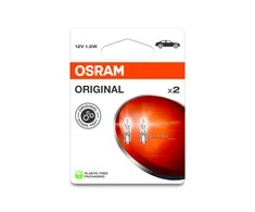 OSRAM Automobilinės lemputės 1.2W 12V W2x4.6D 2vnt