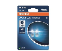 Automobilio lemputė Osram 2825CBN-2BL, halogeninė, skaidri sp./mėlyna sp., 12 V