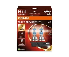 Auto spuldze Osram 64211NB200, halogēnā spuldze, balta krās., 12 V