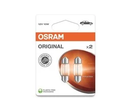Automobilio lemputė Osram 6438-2BL, kaitrinė, skaidri sp., 12 V