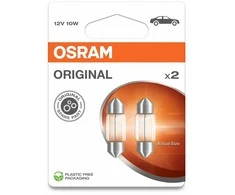 Automobilio lemputė Osram 6438-2BL, kaitrinė, skaidri sp., 12 V