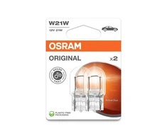 Automobilio lemputė Osram 7505-2BL, kaitrinė, skaidri sp., 12 V