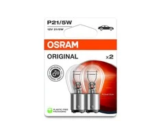 Automobilio lemputė Osram 7528-2BL, kaitrinė, skaidri sp., 12 V
