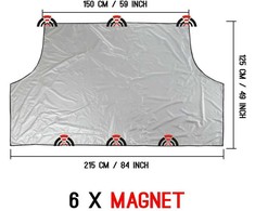 Automobilių langų danga Bottari, 215 cm x 125 cm