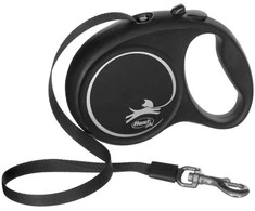 Automātiskā pavada Flexi Juodas Design, melna krās., M 5m