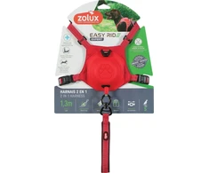 Zolux Petnešos su automatiniu pavadėliu Easyride S, raudonos