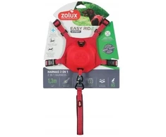ZOLUX šunų petnešos su automatiniu pavadėliu Easyride XS, raudonos