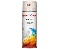 Automobilio dažai Multona 001, 0,4 l, baltos spalvos.