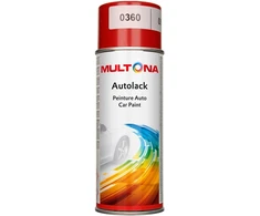 Automobilio dažai Multona 360, 0,4 l, raudonos spalvos.