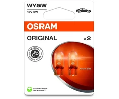 Automobilio lemputė Osram 2827NA-2BL, kaitrinė, oranžinė sp., 12 V