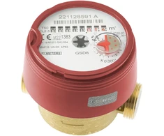 B_Meters Karšto vandens skaitiklis dn15 80 mm 2.5 m³/h R100