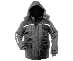 B Safety Darba jaka vīriešu Baltic Canvas FB-8924, melna krās./pelēka krās., XL dydis