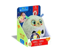 Baby Clement Rotaļīga un mirdzoša plīša rotaļlieta mazuļiem Clementoni Twinkle Twinkle Sheep