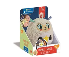Baby Clement Grojantis ir šviečiantis pliušinis žaislas kūdikiams Clementoni Twinkle Twinkle Sheep