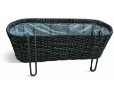 Lumarko POT PLAST BALCONY MELISSA D50 H17.5 D.BR