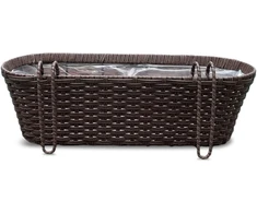 Balkoninis lovelis Domoletti 53000011110, plastmasinis, rudas