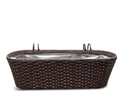Balkoninis lovelis Domoletti 53000011110, plastmasinis, rudas