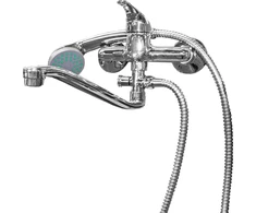 Vonios maišytuvas su dušo komplektu BALTIC AQUA M A-5/35ZK Chromas