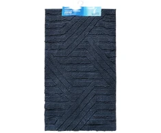 Baltic Aqua Vannas istabas paklājiņš 70x120cm Square, pelēks