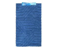 Baltic Aqua Vannas istabas paklājiņš 70x120cm Square, mėlynas