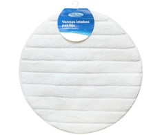 Baltic Aqua Vannas istabas paklājiņš D70cm Rino, balts