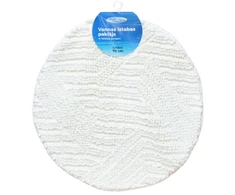 Baltic Aqua Vannas istabas paklājiņš D70cm Square, balts
