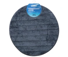 Baltic Aqua Vannas istabas paklājiņš D70cm Rino, pelēks